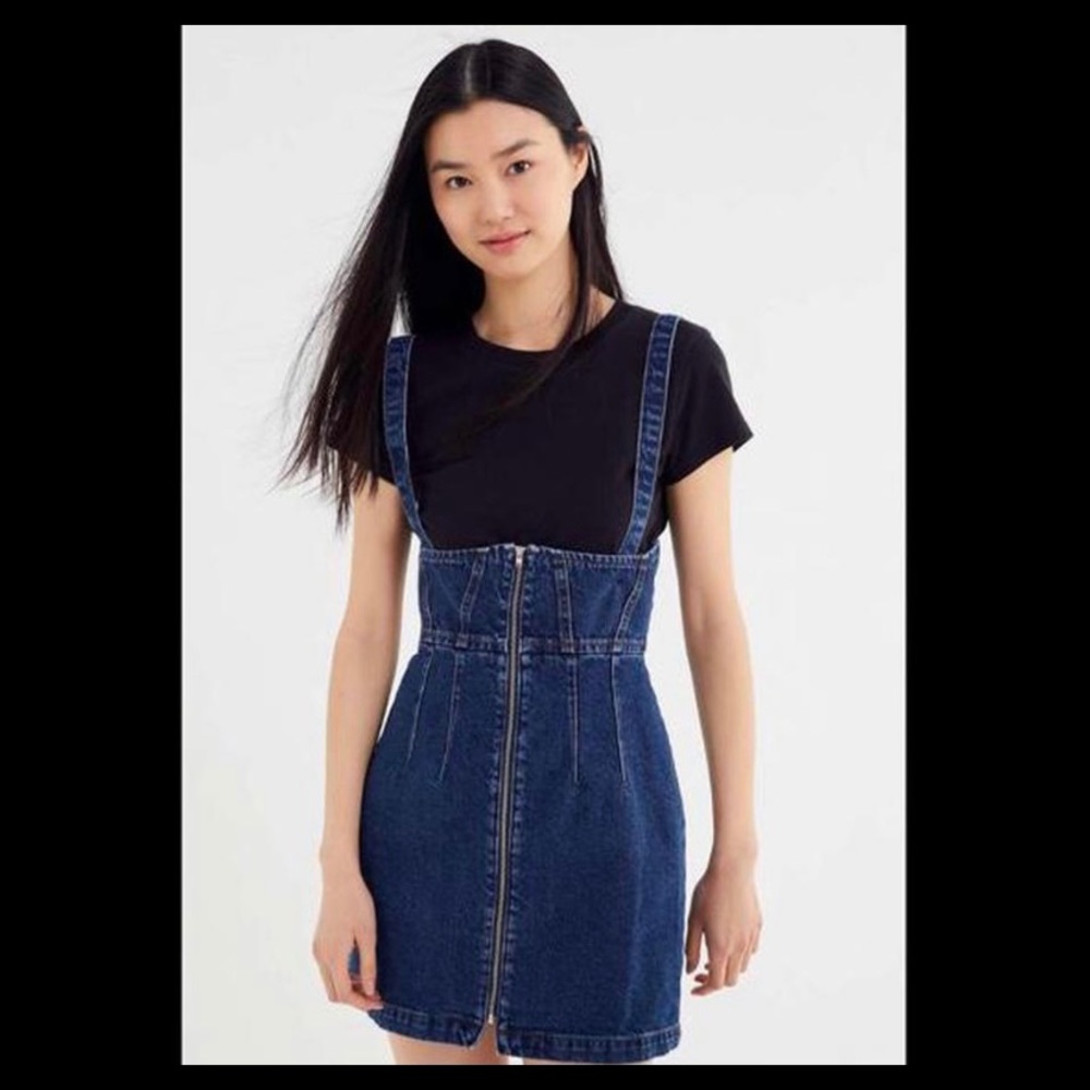 BDG Denim Overall Skirt